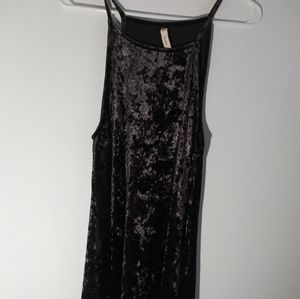 Wishlist black velvet dress M